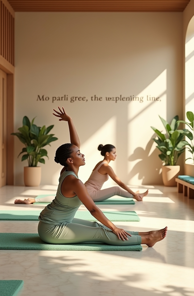 Yoga demonstration